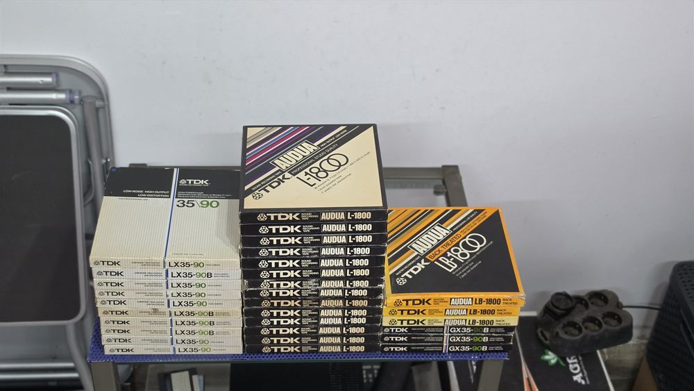 Benzi magnetofon TDK 18cm plastic