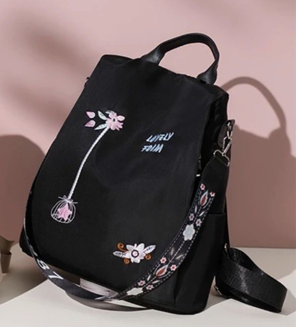 Нова дамска текстилна раница за всекидневна употреба