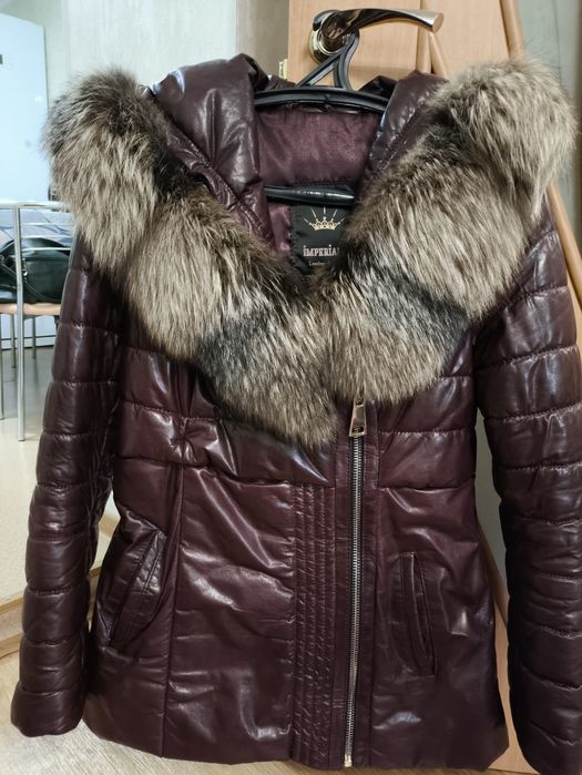 Куртка женская кожаная