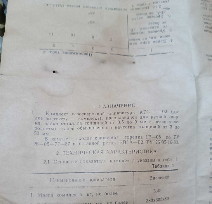 Продам газовый резак советского производства