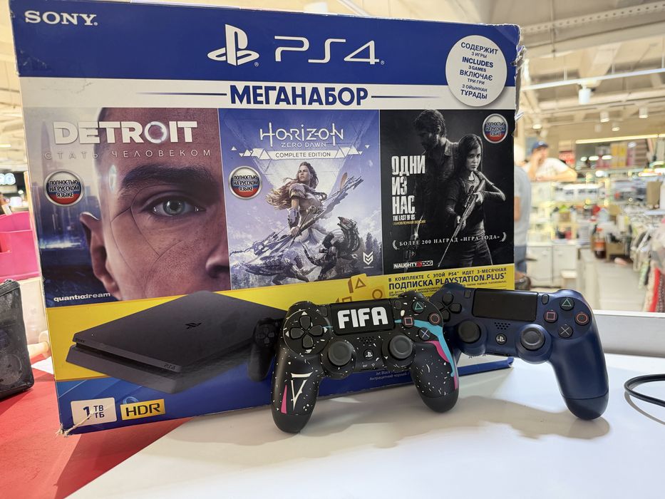 Play Station 4slim 1 терабайт