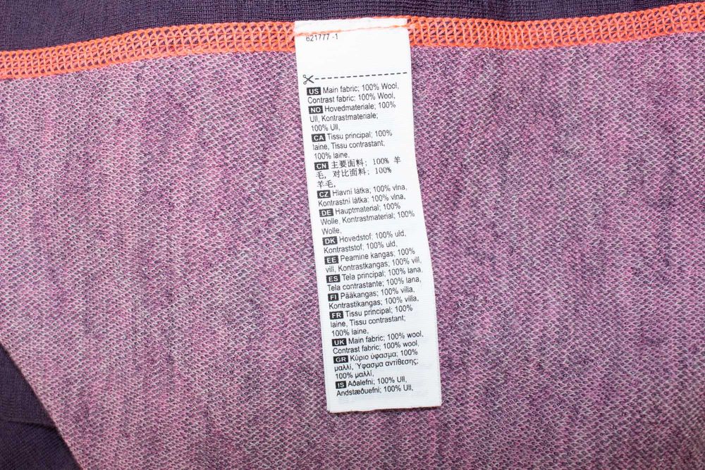 Kari Traa дамска блуза с цип и качулка термо бельо мериносна вълна S