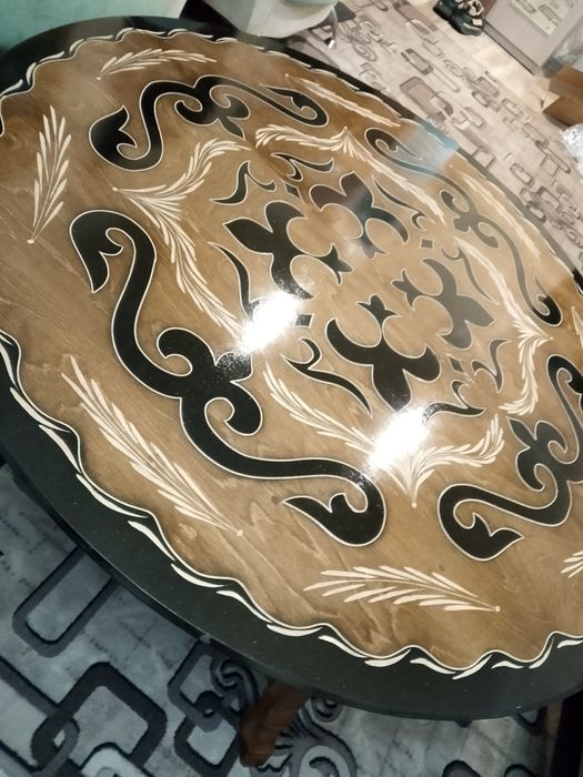 Столы казахские круглые