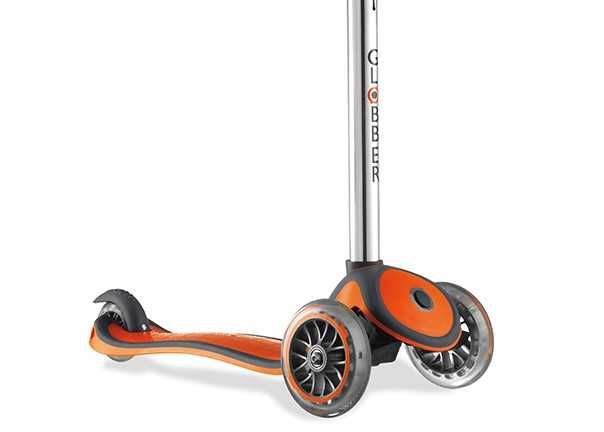Trotineta Globber Orange, ghidon reglabil 3 nivele inaltime.
