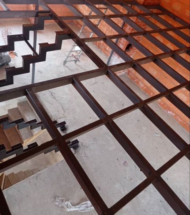 Лестница перила ограждение решётка антресол