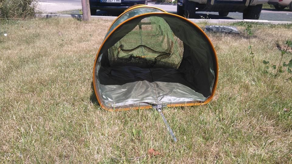 Гумиран живарник с метални обръчи и двоен отвор 2,5 мт + калъф