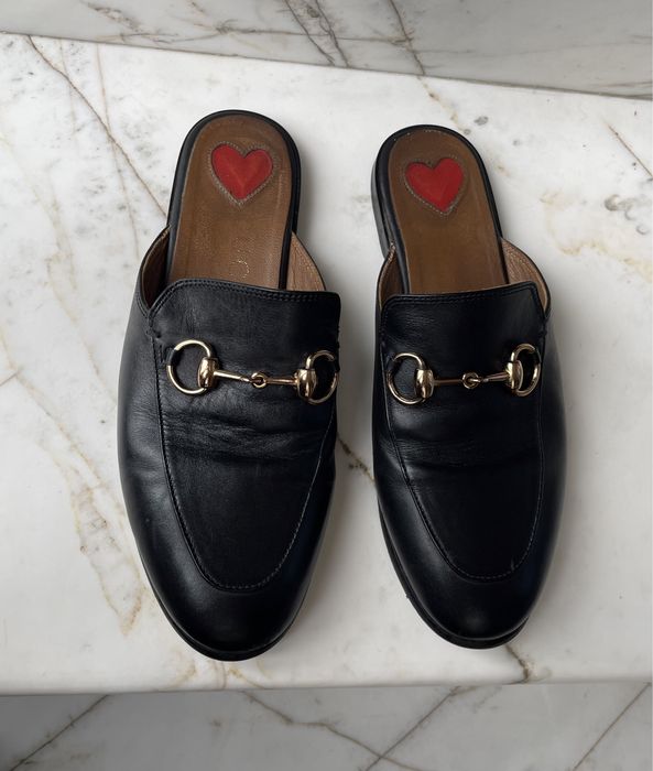 Дамски чехли Gucci от естествена кожа размер 37