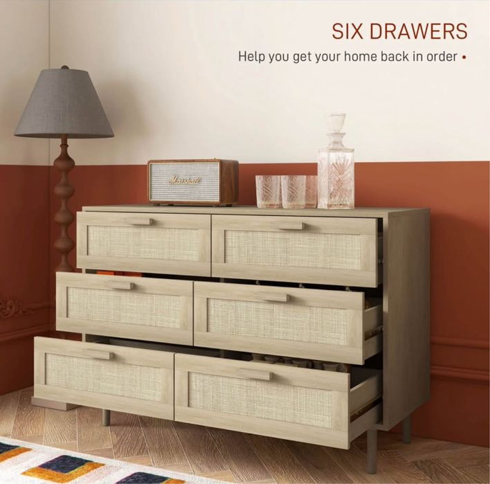 Comodă cu 6 sertare