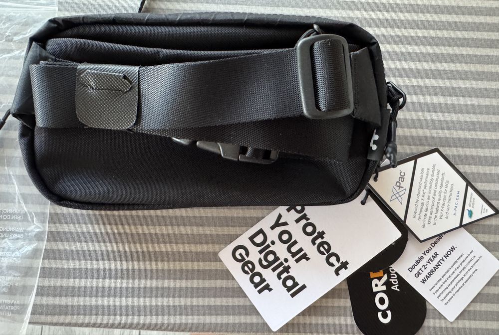 TomToc X-pac T35, Cordura, sling, borseta, crossbody, impermeabila