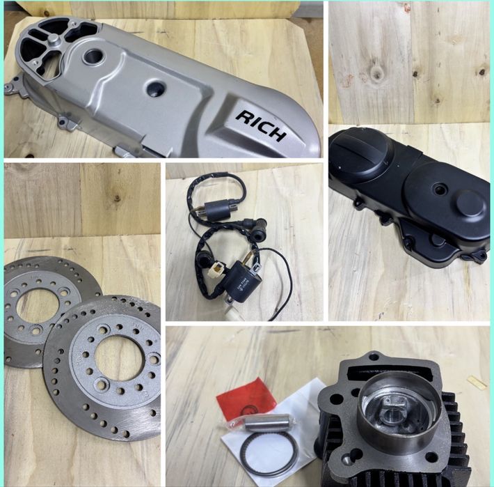 Piese scuter 2T, capac transmisie scuter, kit motor, ambreiaj, bobină