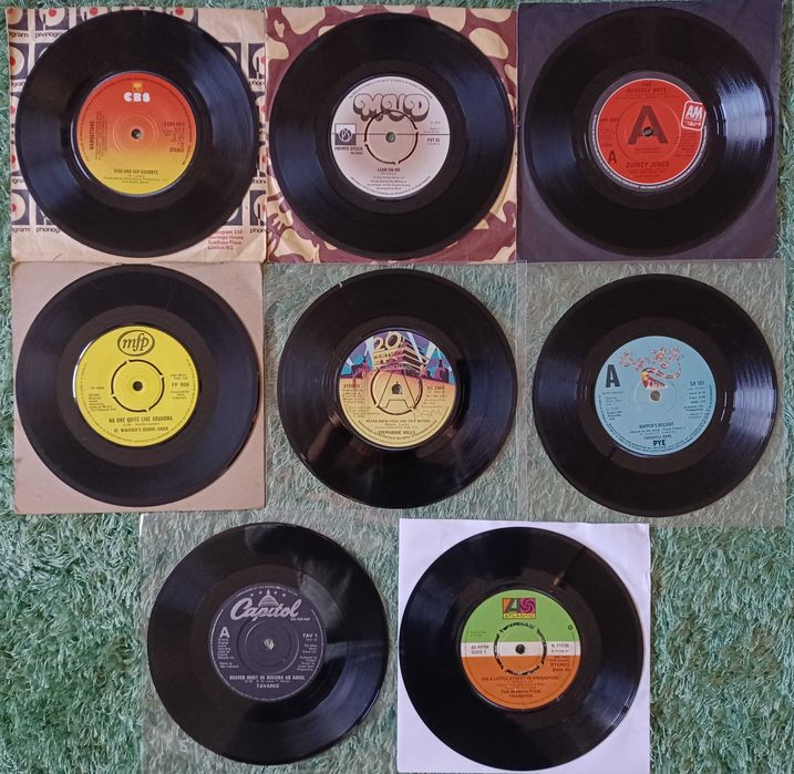 Discuri vinil single Diana Ross, Hot Chocolate, Human League, ELO...