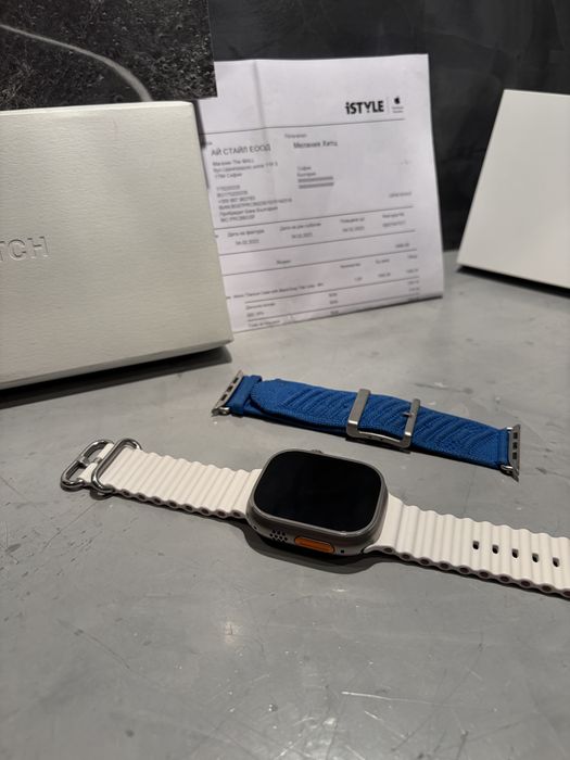 КАТО ЧИСТО НОВ Apple Watch Ultra 49mm + подарък
