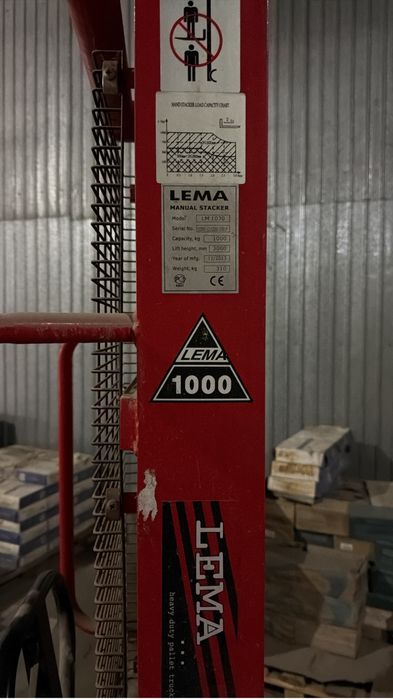 Штаблер рохля бу 1 тонн 3 метра