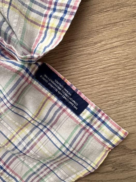 Camasa Gant cu Maneca Scurta Carouri Barbati | Marime XL