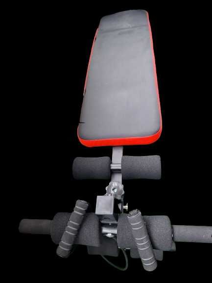 Vând Bancă Multifuncțională Fitness + Set Gantere & Corzi Elastice