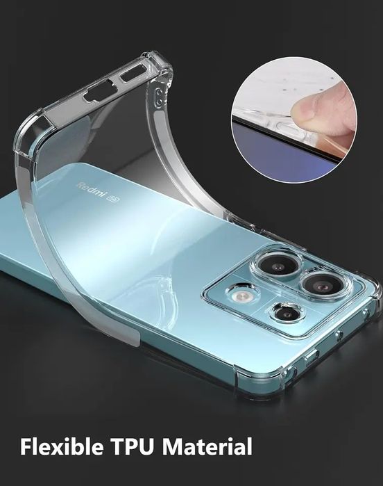 Xiaomi Redmi Note 13 / 13 Pro / Pro+/ Силиконов кейс камера протектор