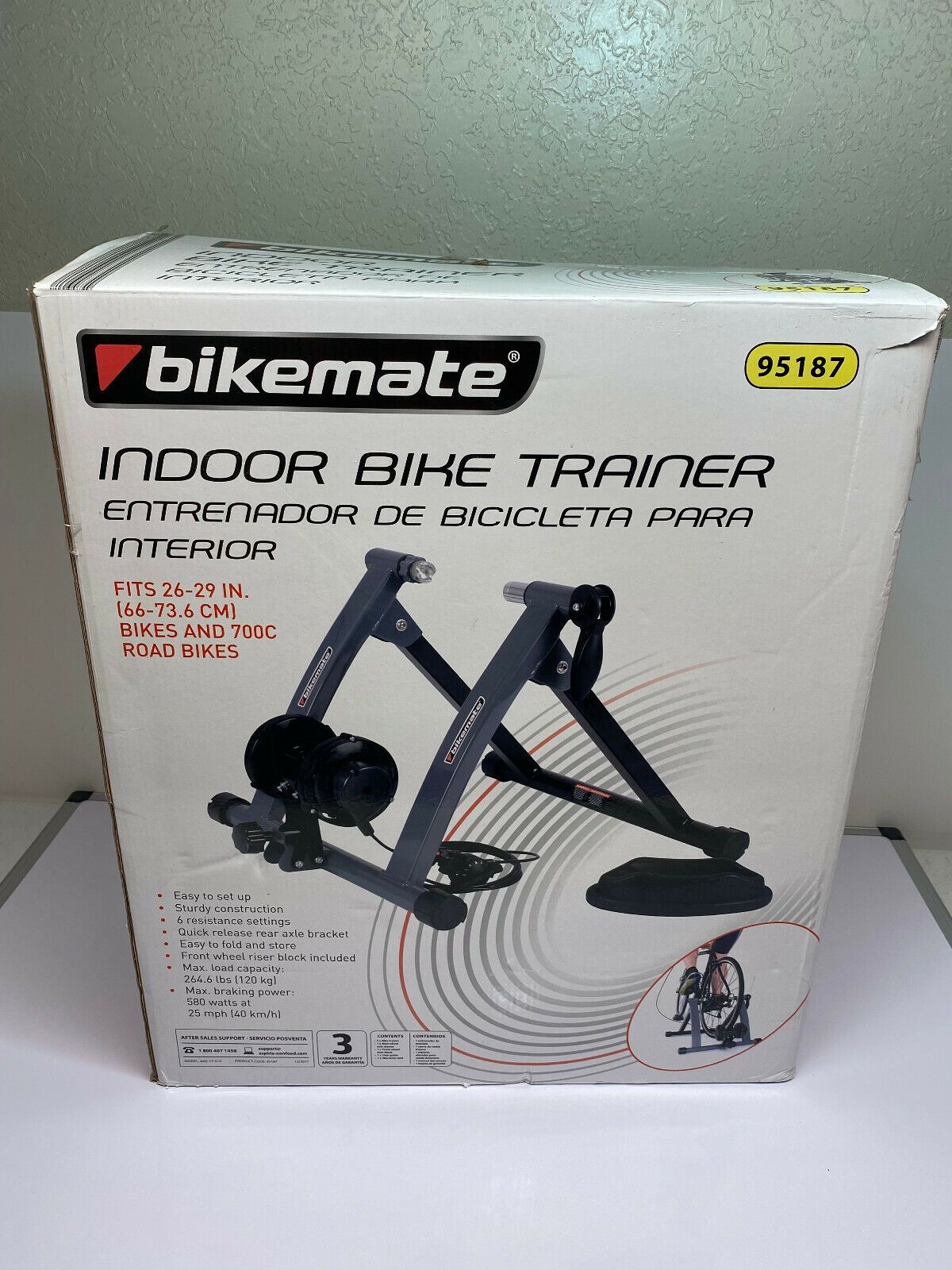 Bikemate indoor store bike trainer 96654