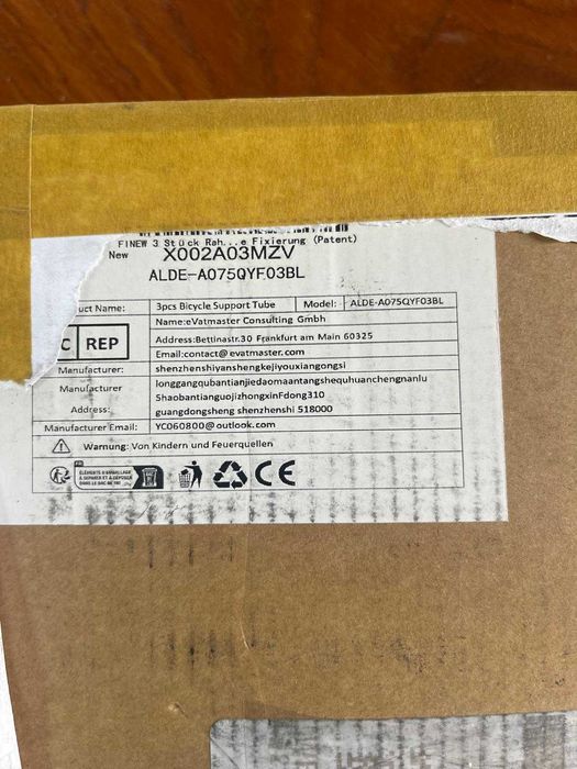 EUFAB 11247 Suport reglabil pentru ramă cu curea, 27 cm, negru/argintiu