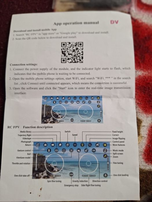 Drona noua folosita puțin, ușor negociabil