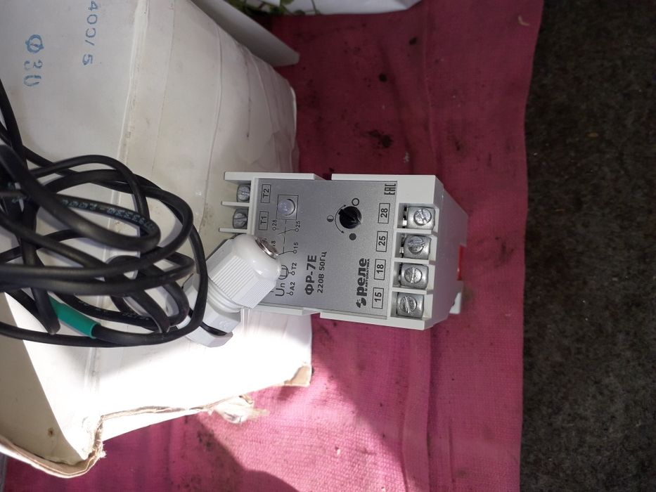 Фотореле в сборе с датчиком света