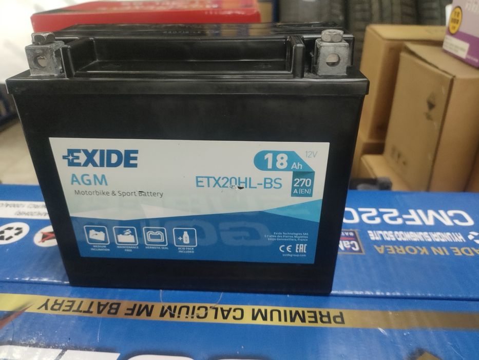 Аккумулятор AGM YTX 20HL-BS