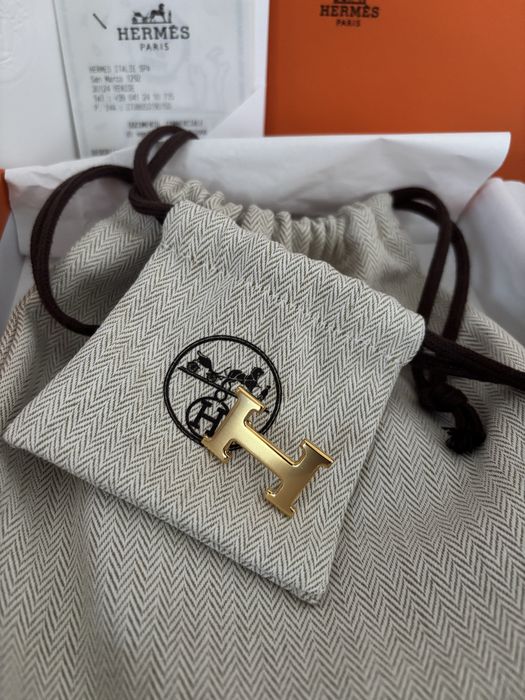 Оригинален Hermes Колан Двулицев с Касов Бон
