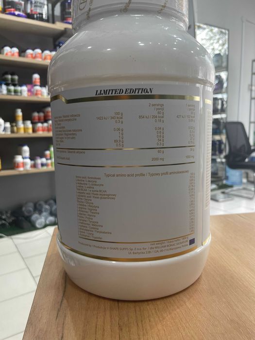 William Bonac GOLD isolate Pro 100% isolated whey protein 1,8 kg