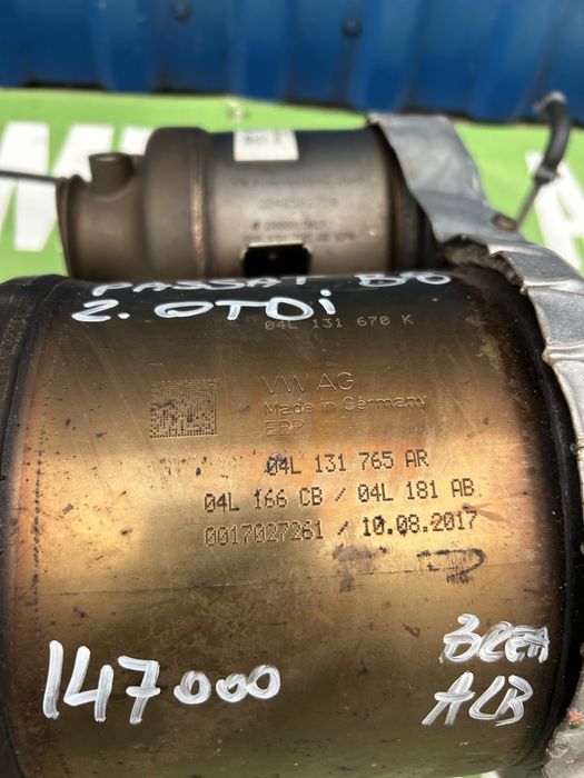 DPF, filtru particule Volkswagen Passat B8 2.0 Tdi cu Adblue 2017