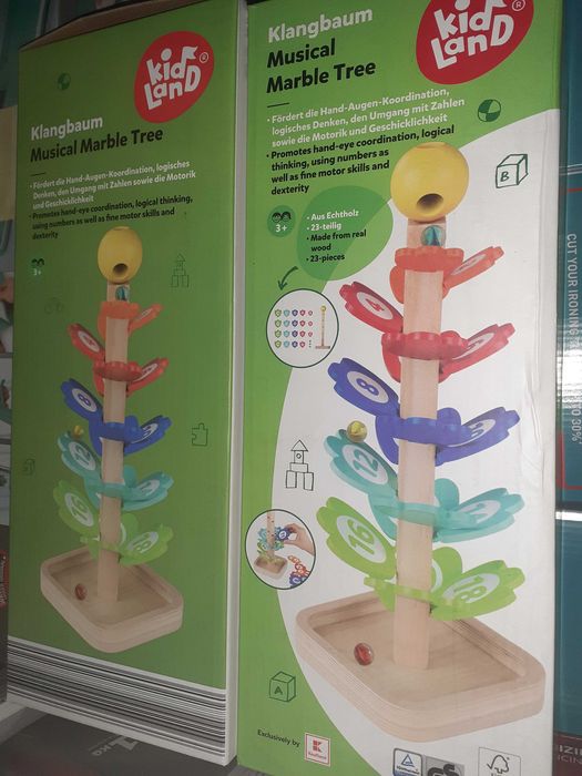 Акустична кула за топчета , Музикално дърво-кула