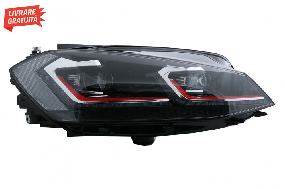 Faruri LED VW Golf 7.5 VII (2017+) GTI Look cu Semnal Dinamic