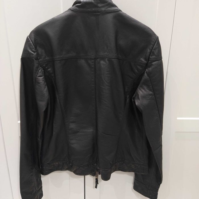 Дамско кожено яке, черно, естествена кожа, размер S - М