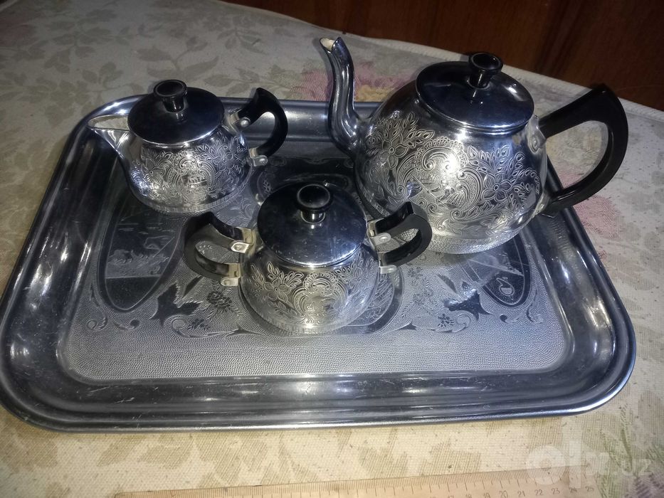 Продам чайный сервиз из алюминиевого сплава