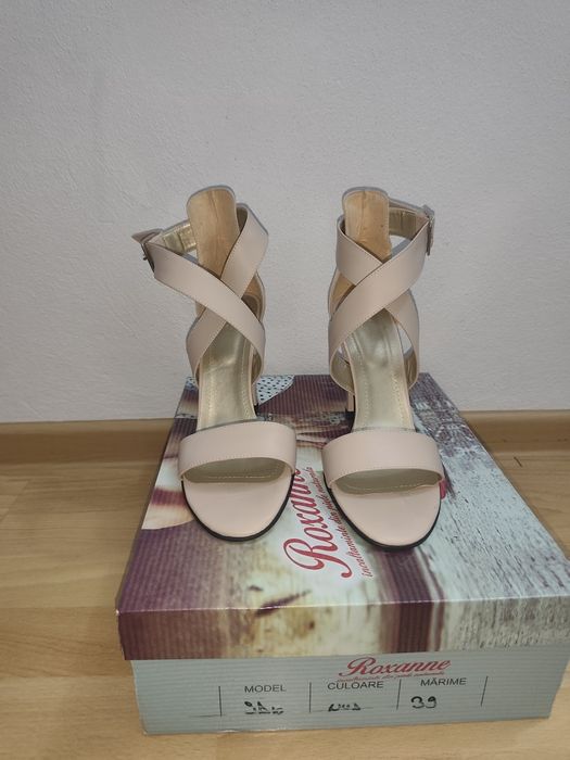 Sandale piele nude m 39