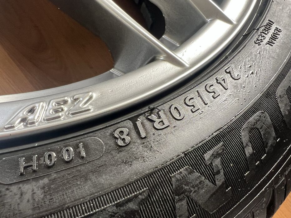 Set Jante Iarna Bmw Seria 7 F01 sau X3 F25 X4 F26 245 50 18 SENZORI