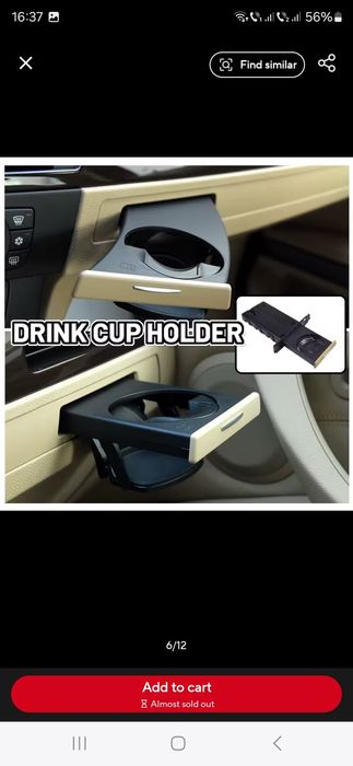 Suport pahar Bmw e90,e91,e,92,e93