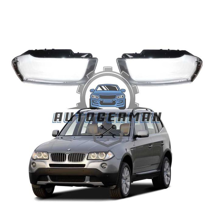 Капаци фарове BMW X3 Series E83 (04-10) стъкло фар крушки БМВ Х3 Серия Е83 xenon
