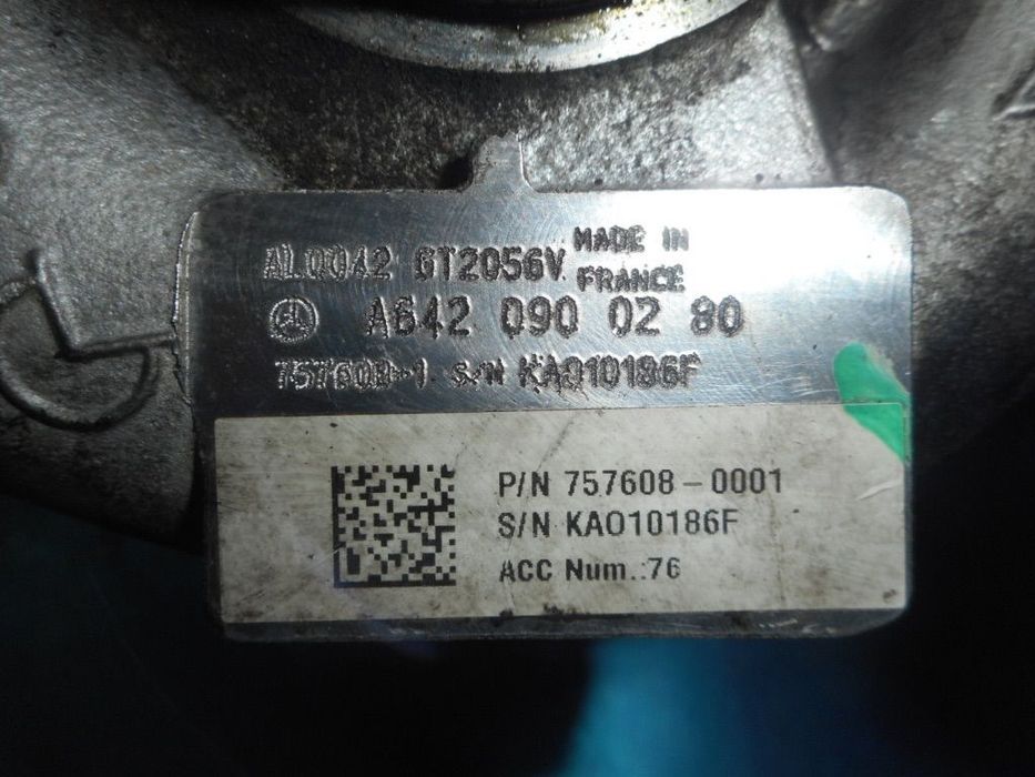 turbina mercedes -jeep grand cherokee, 3.0 cdi,cod-a6420900280.  2006 2007 2008 2009 2010