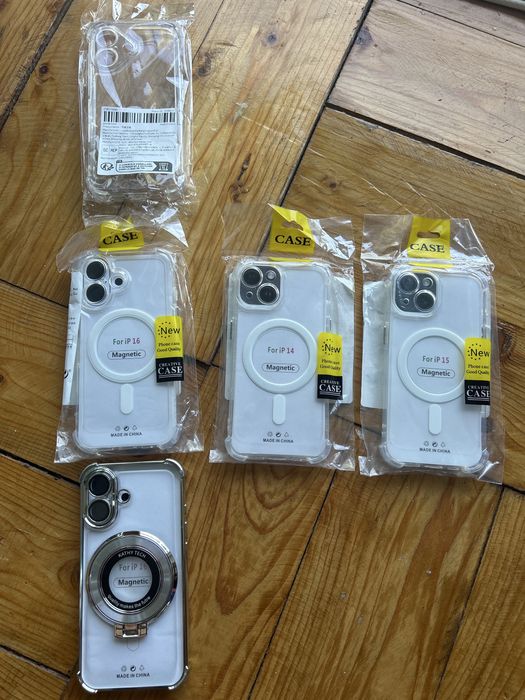 Huse bumper iphone 14 15 16 si 16 pro max magnetice incarcare si prote