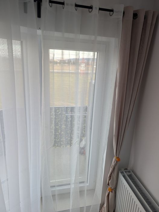 Set de 2 perdele pe inele 140x260