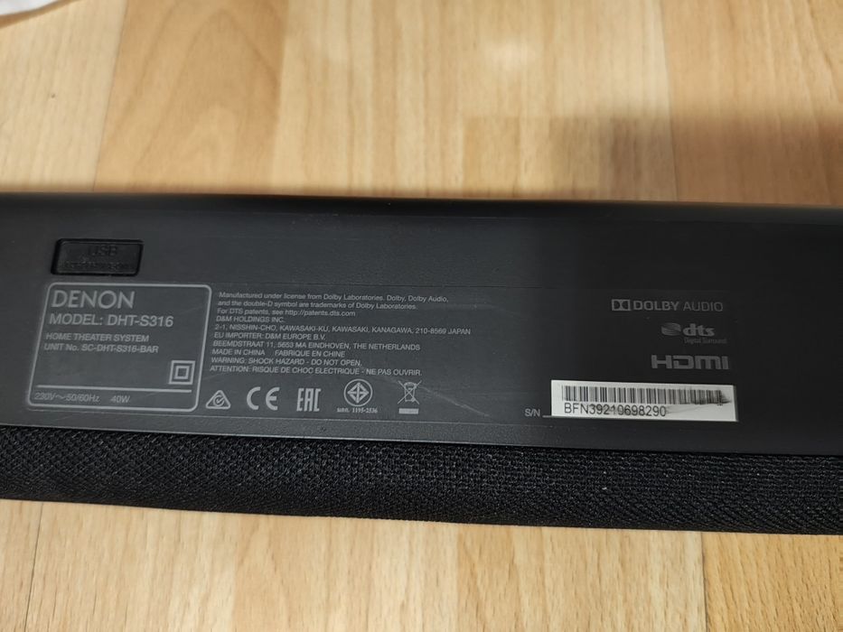 DHT-S316 Denon Sound Bar