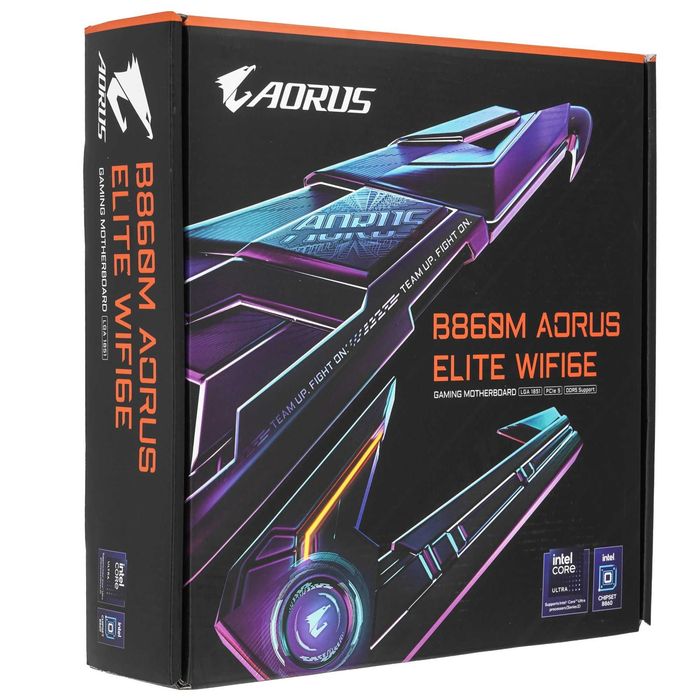 - Материнская плата MB Gigabyte B860M AORUS ELITE WIFI6E ICE DDR5