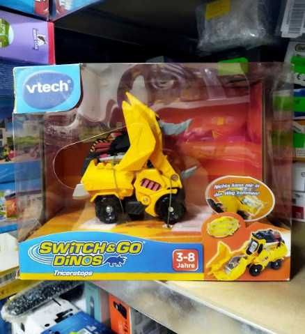 Интерактивна играчка VTech Switch & Go Dinos Brutus, The Triceratops