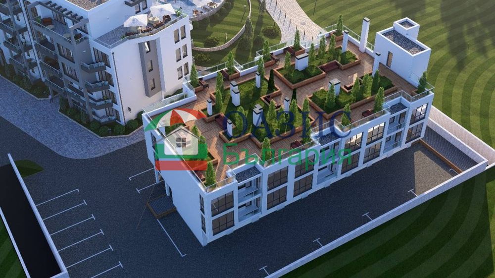 Студио в новия комплекс "Съни Парадайз", Слънчев бряг, 52.96 кв.м, #34124790