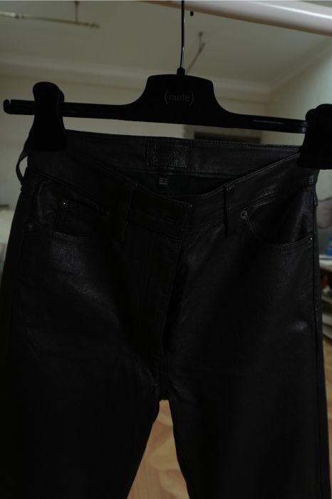 Кожаные брюки Massimo dutti