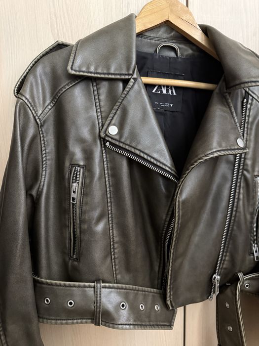 дамско кожено яке ZARA