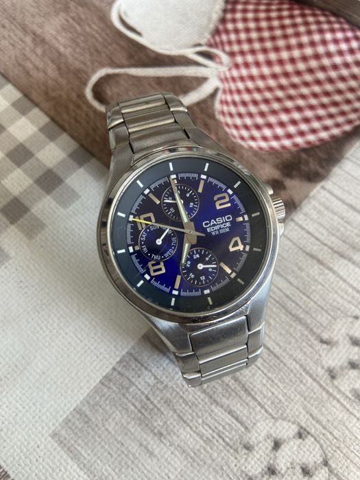 Casio Edifice EF 316D-2A Blue Dial Watch