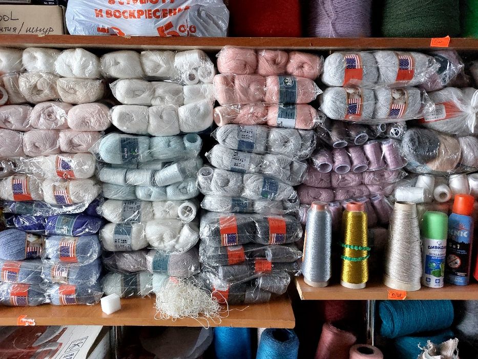 Пряжа пух норки, акрил