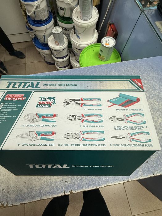 Комплект клещи Total 7 части