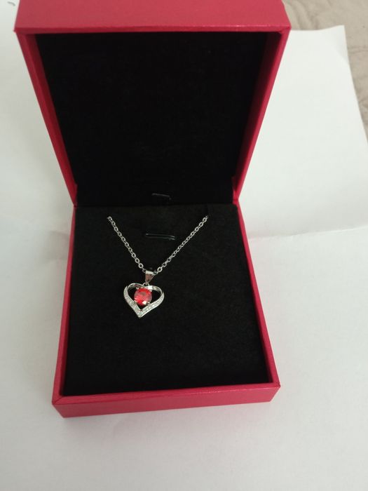 Сребърно колие , дамско сребърно колие