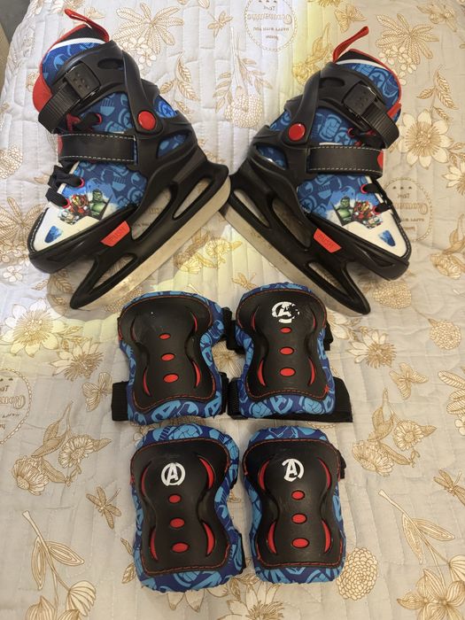 Коньки МАРВЕЛ 26-31 размер